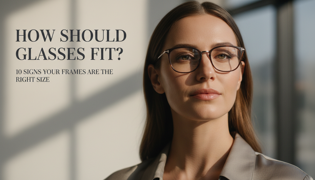 How Should Glasses Fit? 10 Signs Your Frames Are the Right Size