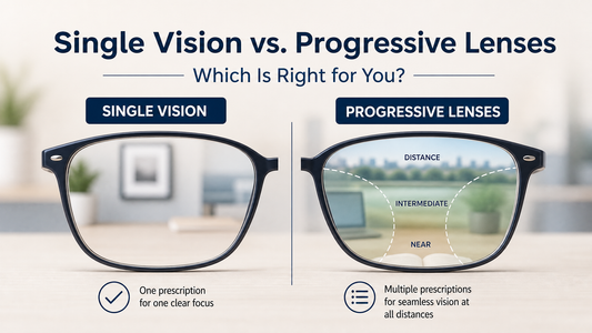 Single Vision vs. Progressive Lenses: Which Is Right for You?