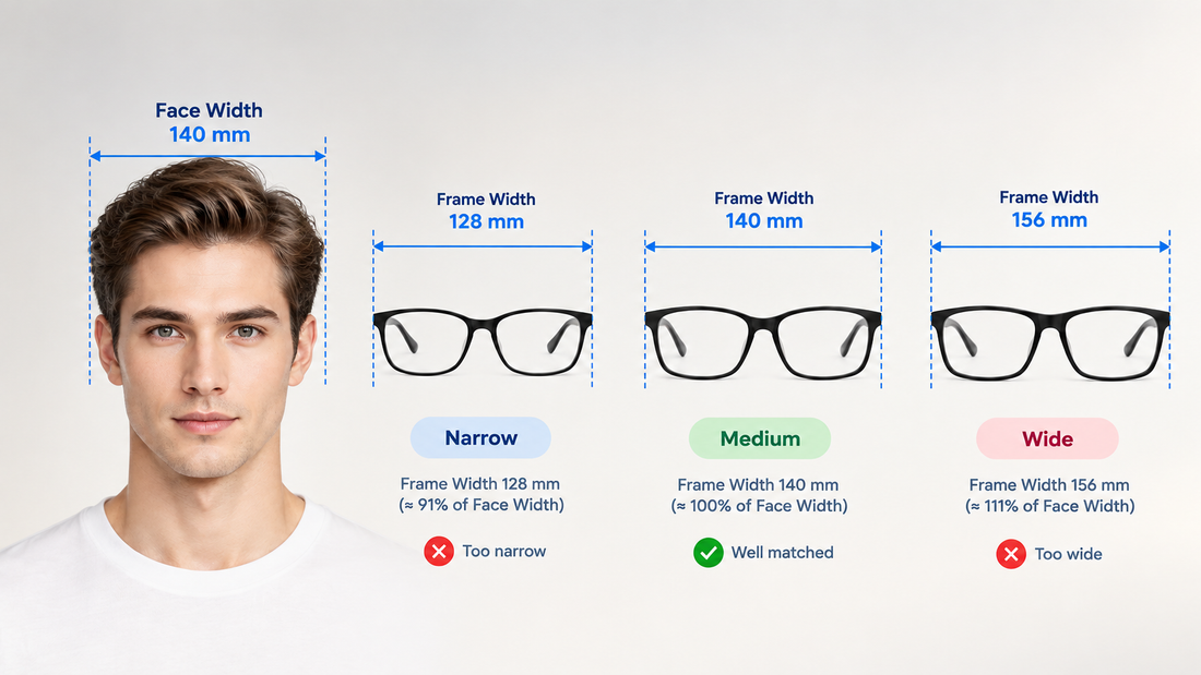 Best Glasses for Wide Faces? How to Choose the Right Frame Width & Shape