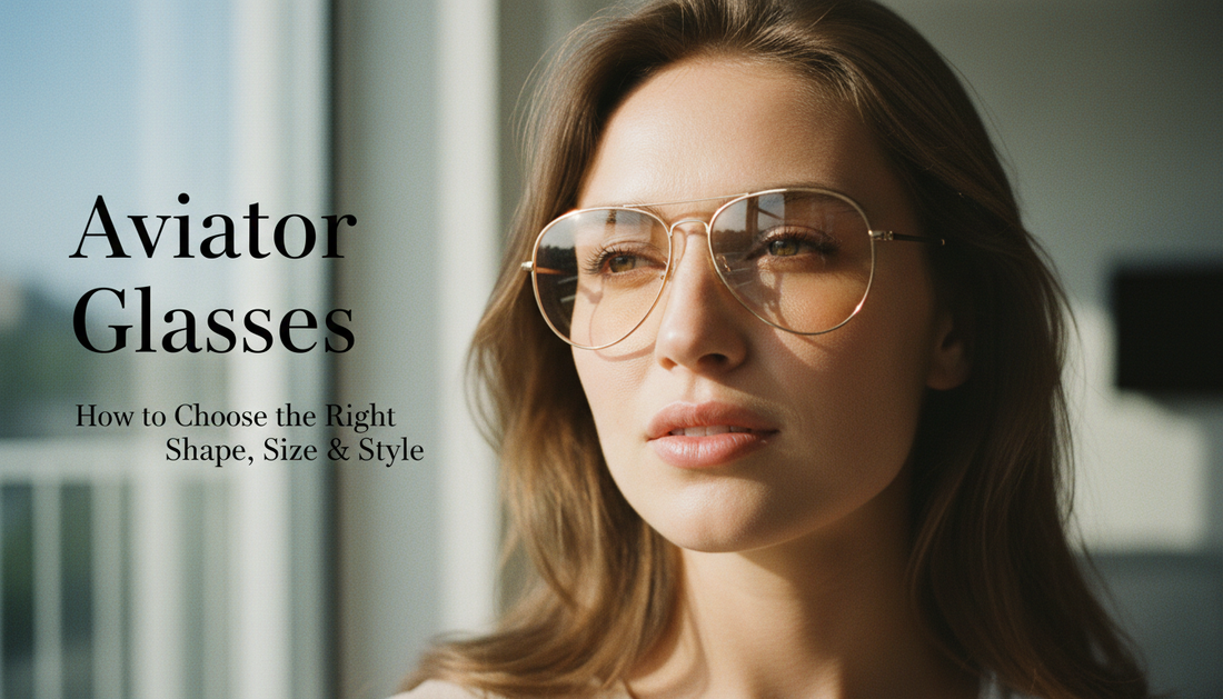 Aviator Glasses: How to Choose the Right Shape, Size &amp; Style