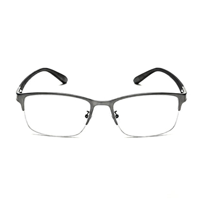 Semi-Rimless Prescription & Non-Prescription Blue Light Blocking Glasses for Men and Women – Anti-Radiation, Eye Strain Relief, Computer & Phone Glasses