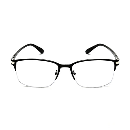 Semi-Rimless Prescription & Non-Prescription Blue Light Blocking Glasses for Men and Women – Anti-Radiation, Eye Strain Relief, Computer & Phone Glasses