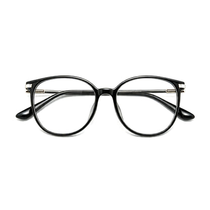 New Fashion Retro Blue Light Blocking Reading Glasses – Ultra-Lightweight Large Frame Magnifying Glasses for Men and Women, Senior Presbyopia Glasses