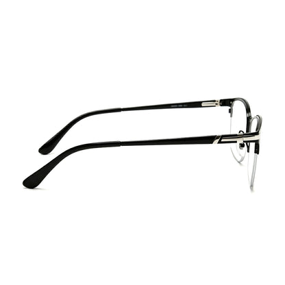 Semi-Rimless Prescription & Non-Prescription Blue Light Blocking Glasses for Men and Women – Anti-Radiation, Eye Strain Relief, Computer & Phone Glasses