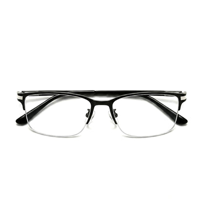 Semi-Rimless Prescription & Non-Prescription Blue Light Blocking Glasses for Men and Women – Anti-Radiation, Eye Strain Relief, Computer & Phone Glasses