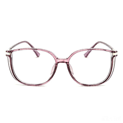 New Fashion Retro Blue Light Blocking Reading Glasses – Ultra-Lightweight Large Frame Magnifying Glasses for Men and Women, Senior Presbyopia Glasses