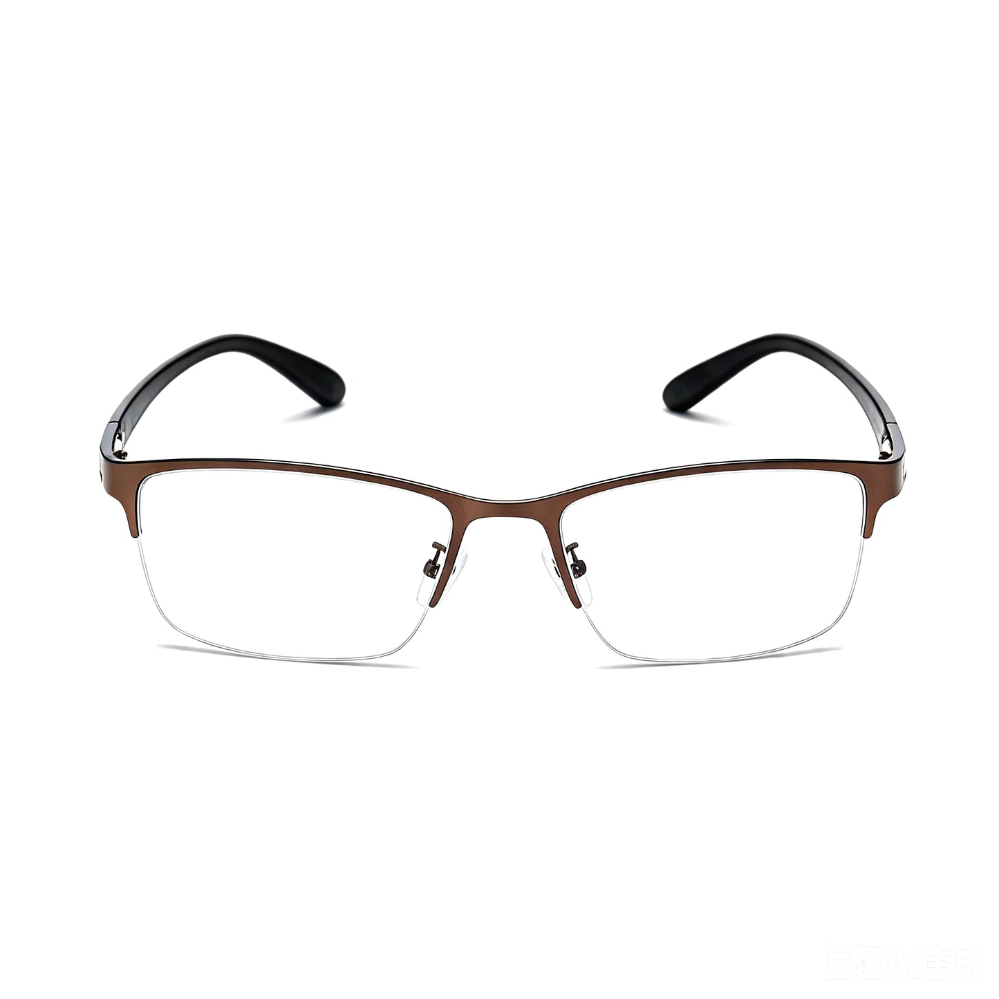 Semi-Rimless Prescription & Non-Prescription Blue Light Blocking Glasses for Men and Women – Anti-Radiation, Eye Strain Relief, Computer & Phone Glasses