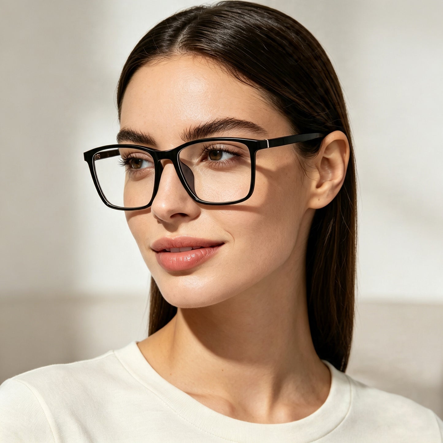 Ultra-Lightweight Prescription Glasses for Men – Danyang Black Frame Eyeglasses, Professional Online Optical Customization, Ready-to-Wear Myopia Glasses